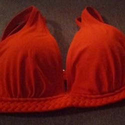 Women's Bikini Top Size 36B Red