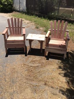 Redwood Patio Sets