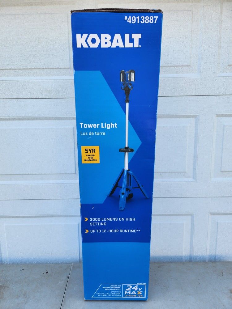 Kobalt 24-Volt Max LED Tower Light -BRAND NEW
