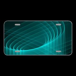 License Plate Novelty Car Front Background Light Glow Abstract Art