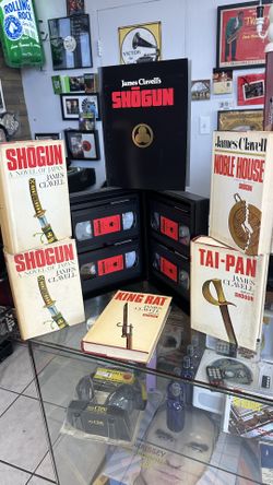 Shogun James Clavell Book VHS Lot