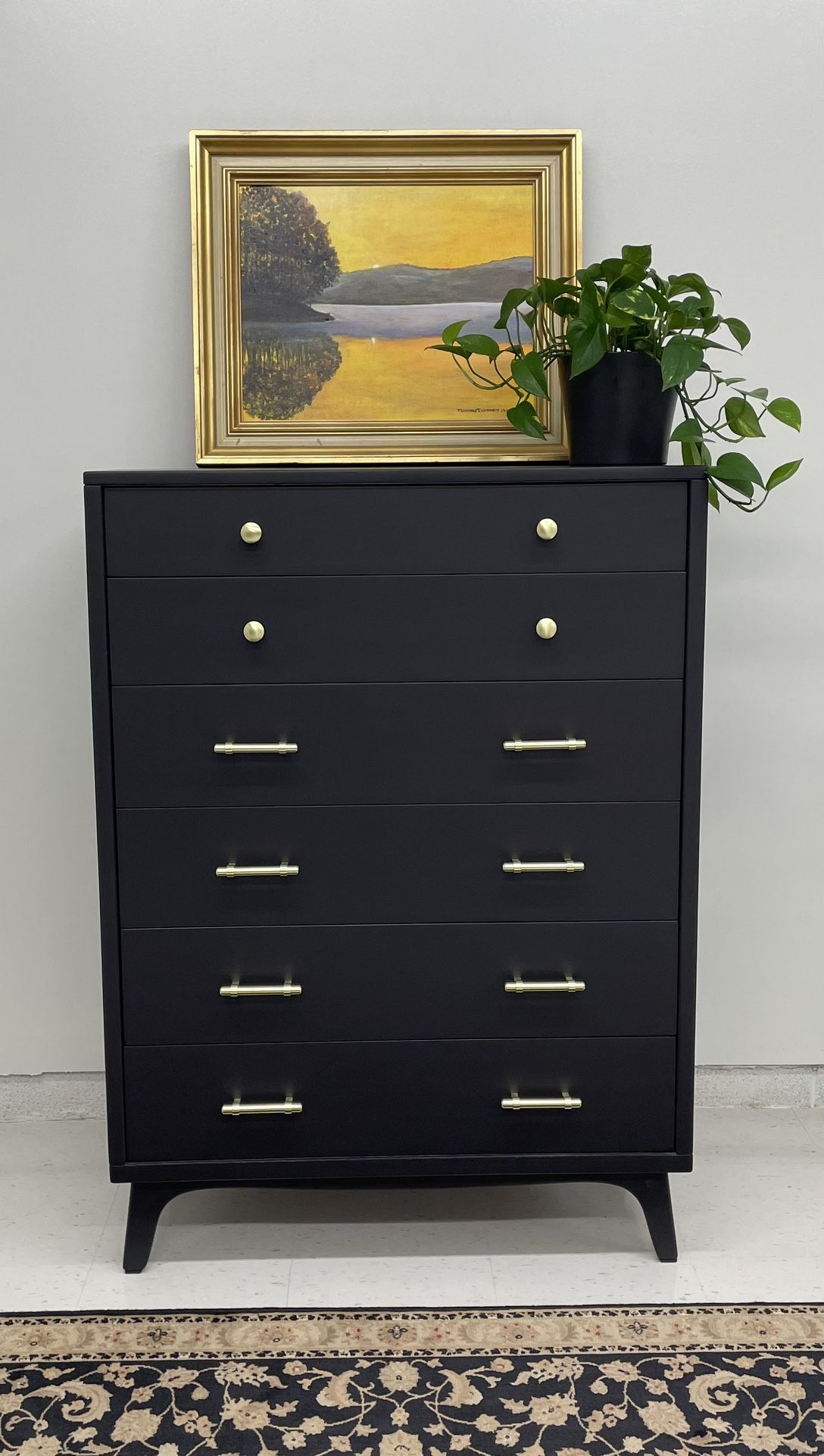 Black Wood Dresser