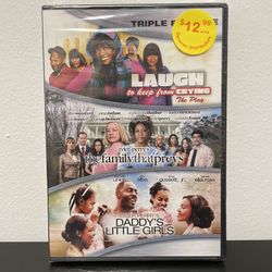 Tyler Perry Triple Feature DVD NEW Laugh Family That Preys Daddy’s Little Girl