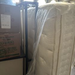 Queen Mattress And Low Profile Bedframe