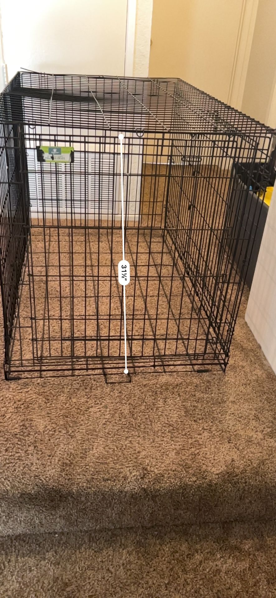 Large Double Door Dog Crate