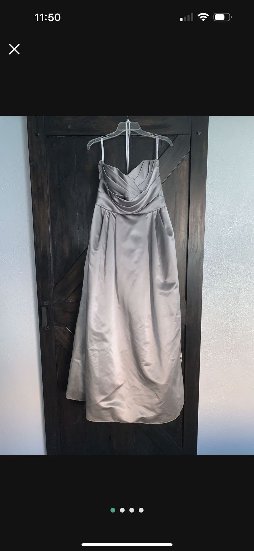 Beautiful Gray Formal Dress