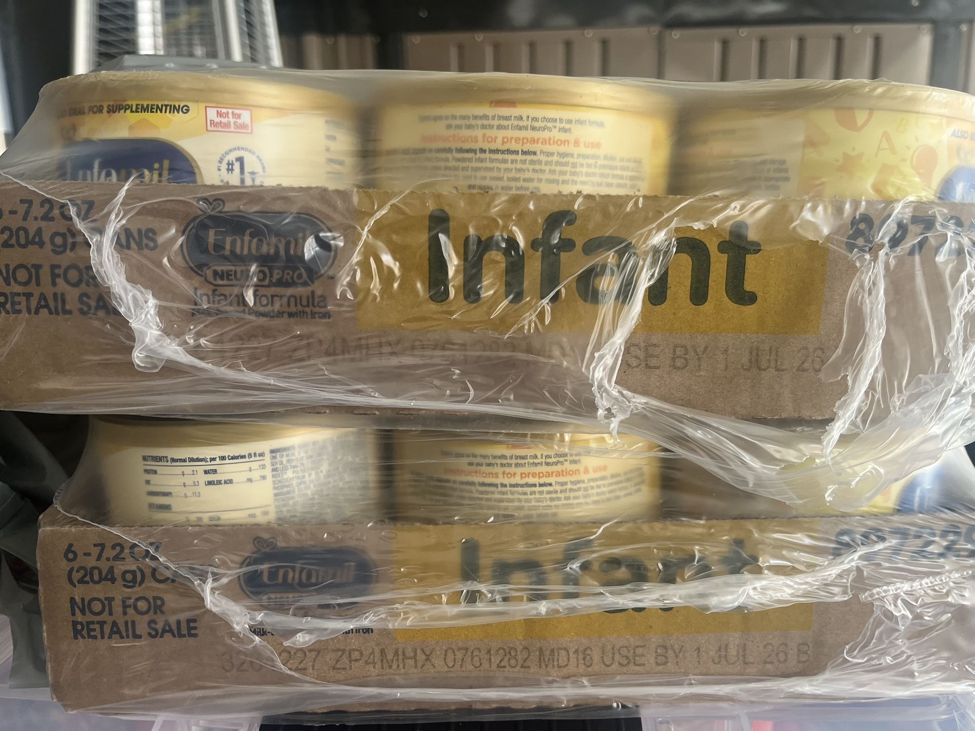 Formula 7.2oz cans