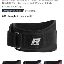 RitFit Weight Lifting Belt