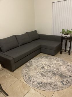 L Shape Gray Sofa