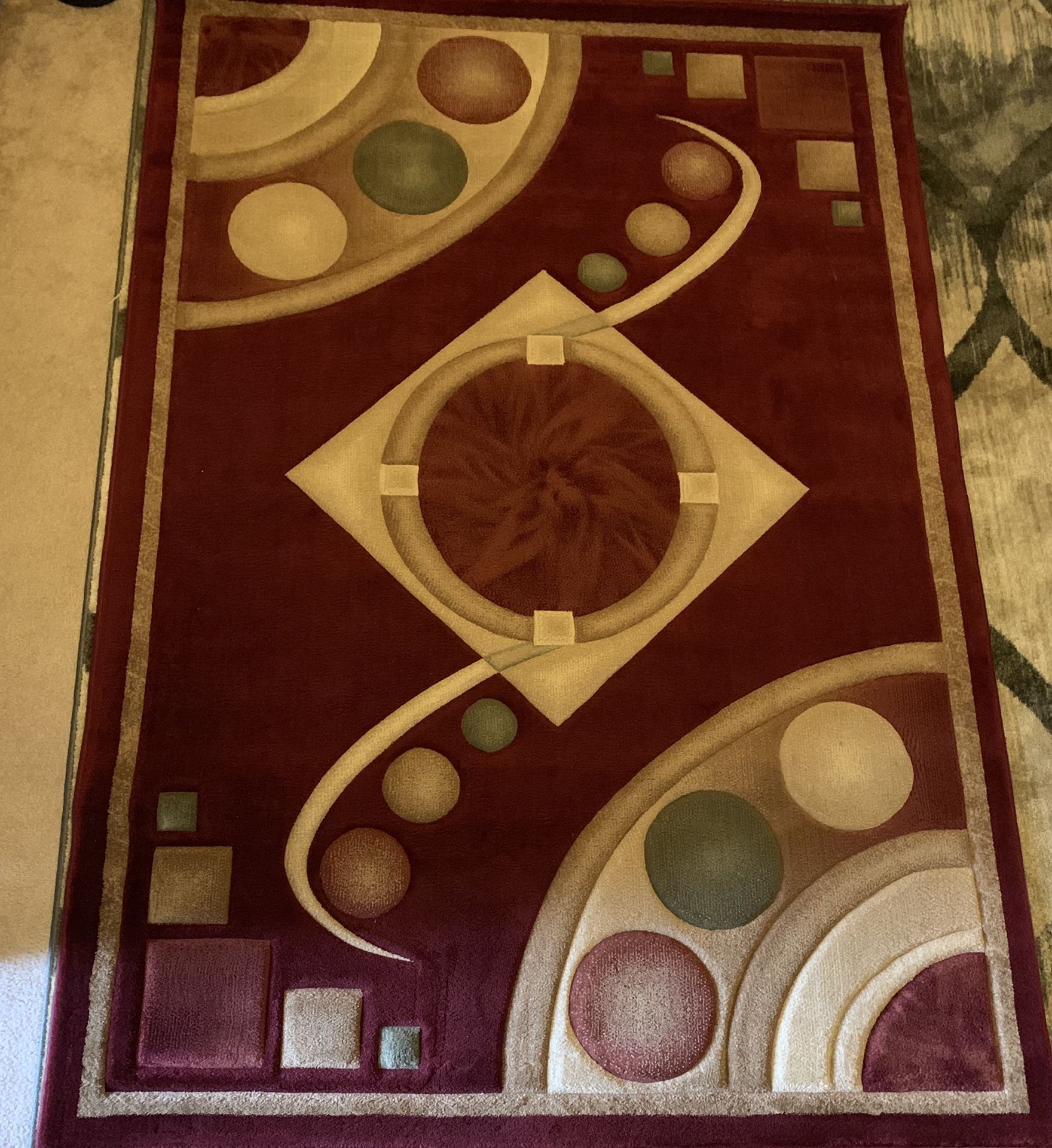 Rug 6’3” by 7’6” Cherry