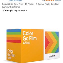 Unopened Polaroid Color Go Film 48