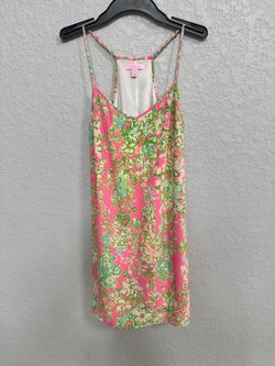 Lilly Pulitzer Dusk Silk Slip Dress XS