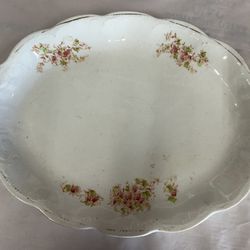 Vintage Porcelain Serving Platter/Early 1900’s