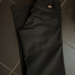 dickies Black Waist Size 28, Length 32