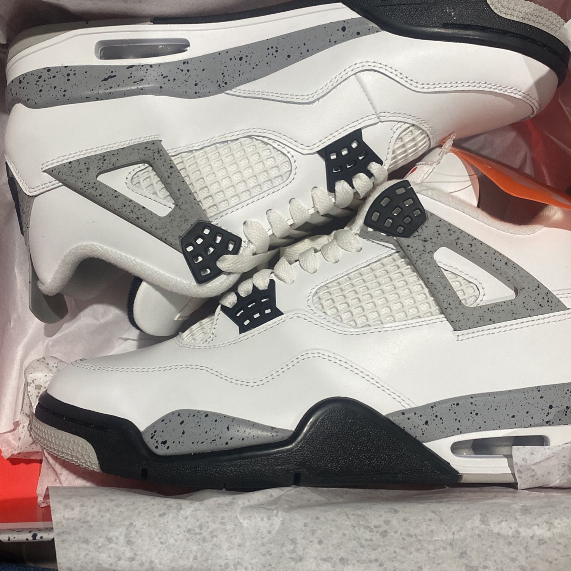 Jordan 4 White Cement 