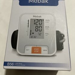 Blood Pressure Monitor Upper Arm, Mebak Automatic Digital BP Blood Pressure Mach