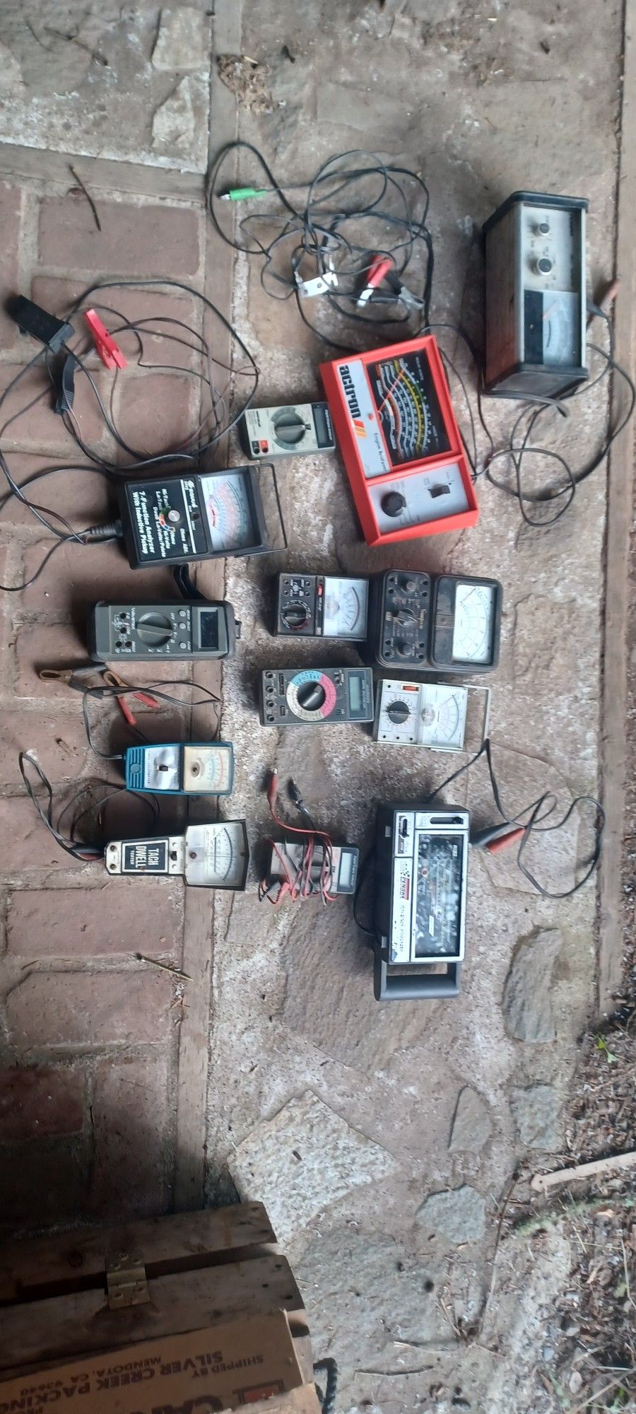 Vintage Engine Analizer +Tach Dwell + Ohm Meters