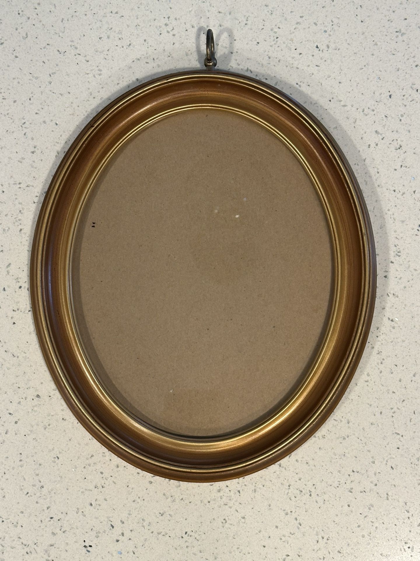 Vintage Antique Oval Picture Frame No Glass 