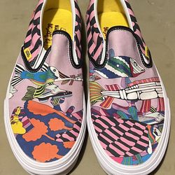 The Beatles Sea of Monsters slip-on Vans