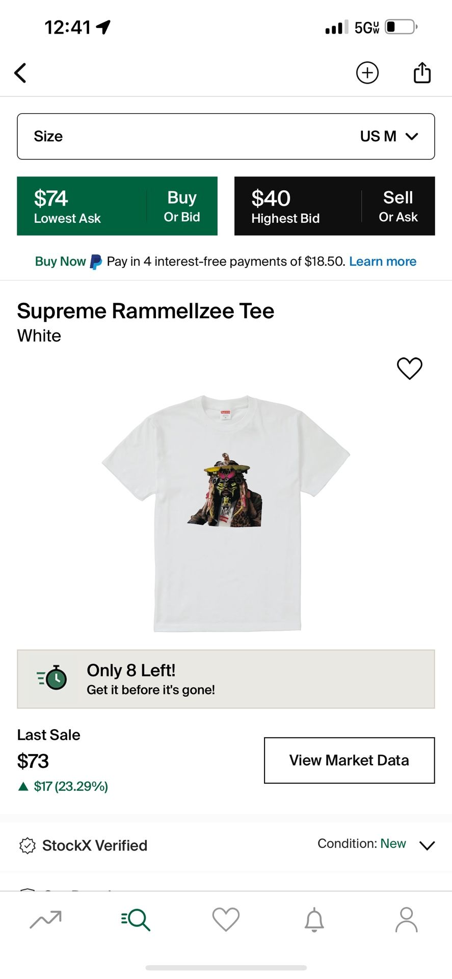 Supreme Rammellzee Tee 'White'