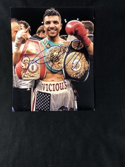 Victor Ortiz signed 8X10 Photo w/proof