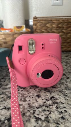 Pink Instax Instant Film Camera w/ Case