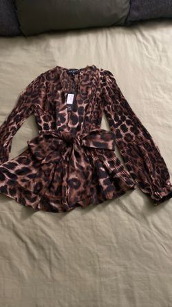 Small Cheetah (animal Print) Blouse 