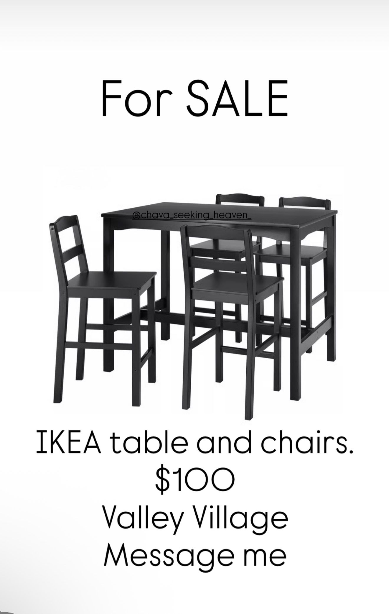 Ikea Table And Chairs