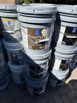Paint Exterior Satin (Casa Blaca) All 3 Buckets For $250
