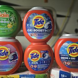 GAIN/TIDE DETERGENT PODS (25CT & 42CT)