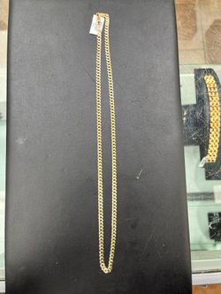 14KT YG Curb Chain