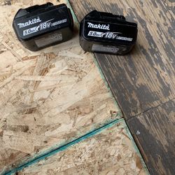 Makita Batteries  5.0 Amp