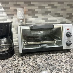 Coffee Maker And Toaster Oven 