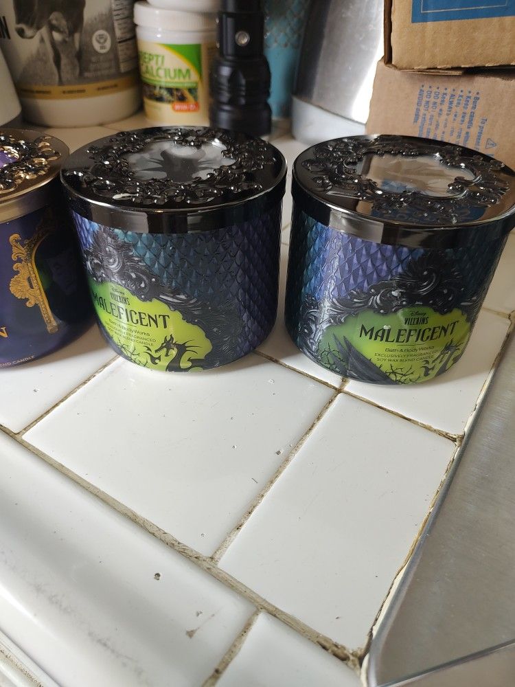 Bath And Body Works New villains Big Candles