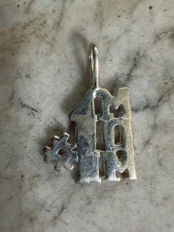 Mom charm sterling silver