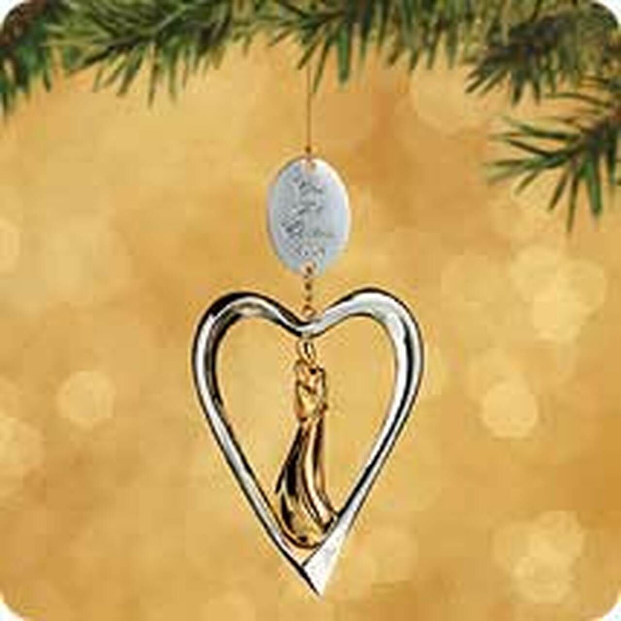 2002 1st Christmas Together - Metal Heart