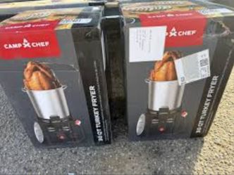 30 Qt. Chicken,fish, fries,Turkey and 10 Qt. Fish Fryer Boiler Steamer Set(new in the box)