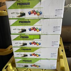 Set Of 5 Premium Toner Cartridges Compatible With Hp 128 A Laserjet Pro