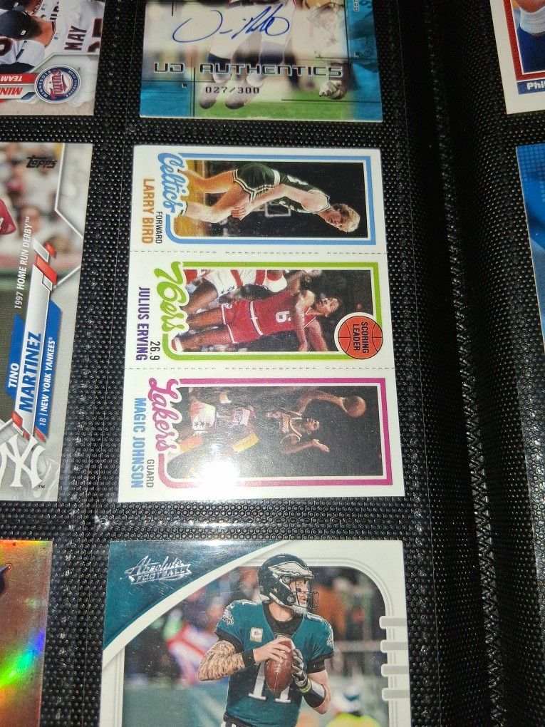 Larry Bird...Julius Evans And Magic Johnson