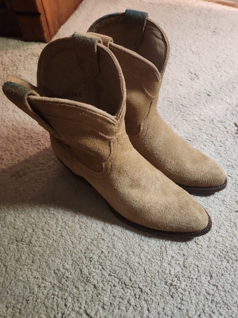 Tecovas Ladies Boots Suede 7.5B