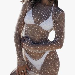 Pearl Mesh Dress