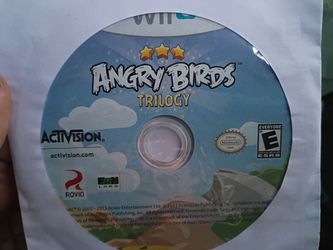 Angry Birds Trilogy Nintendo Wii Disc