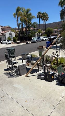 Couches, desk, chair all free