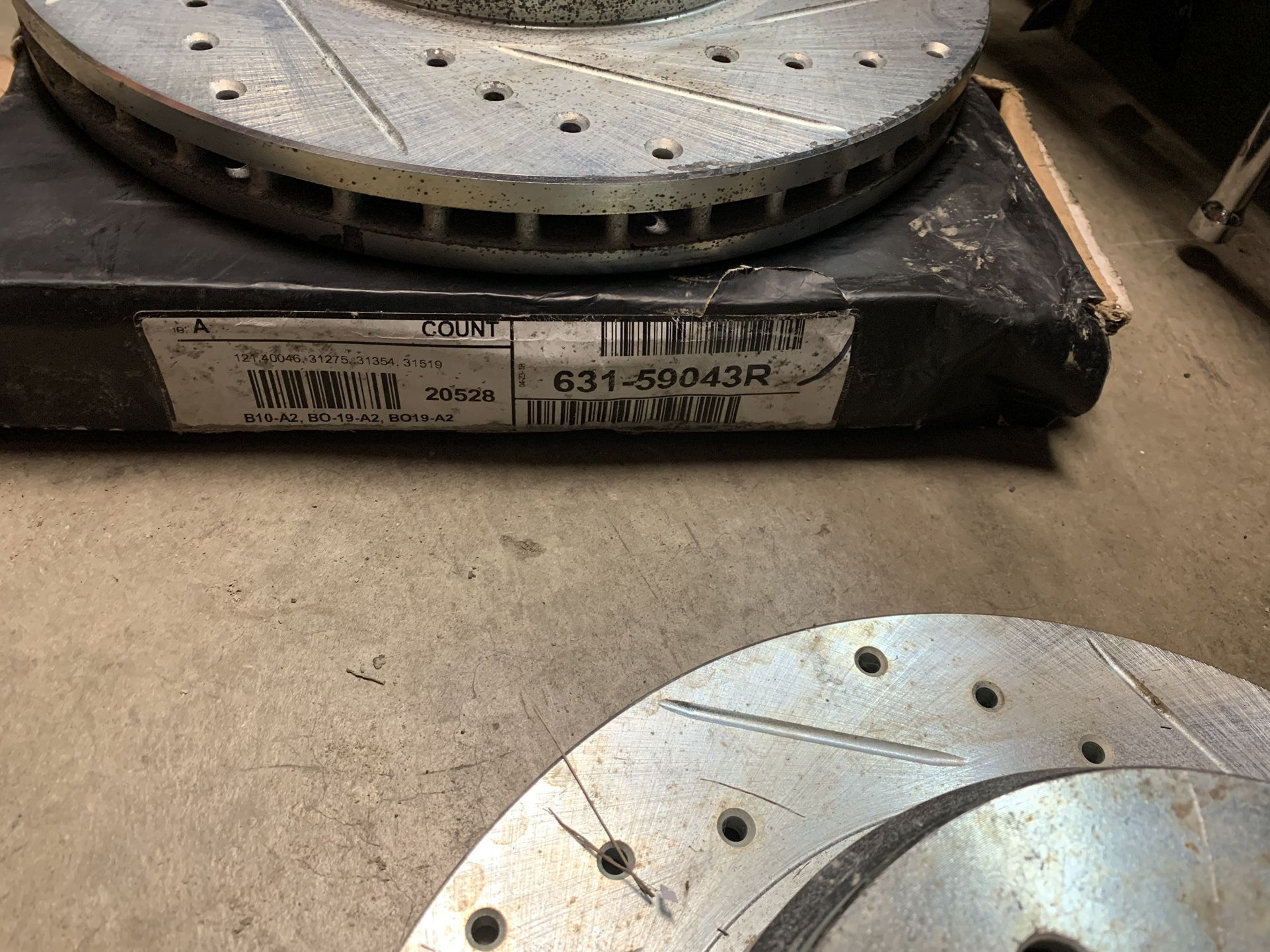 Front And Rear Rotors 