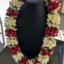 Custom Graduation Ribbon Flower Leis - LIMITED AVAILABILITY 