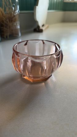 Pink Depression bowl