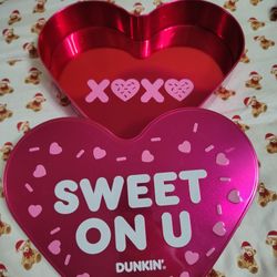 Dunkin' limited edition valentines tin