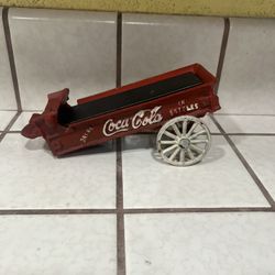 Cast Iron Coca Cola Trailer 