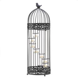 BIRDCAGE STAIRCASE CANDLE STAND