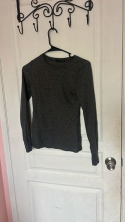 Granite Grey Long Sleeve Top